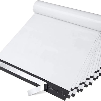 Poly Mailer, Pack,Shipping Bags for Clothing,Strong Adhesive Mailing Envelopes,Heavy Duty Self Seal Plastic Postal Return Package Bags for Books Accessories Business,White