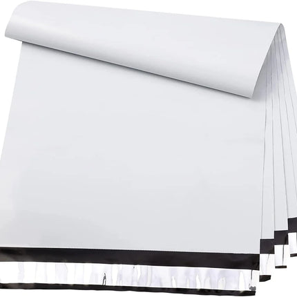 Poly Mailer, Pack,Shipping Bags for Clothing,Strong Adhesive Mailing Envelopes,Heavy Duty Self Seal Plastic Postal Return Package Bags for Books Accessories Business,White