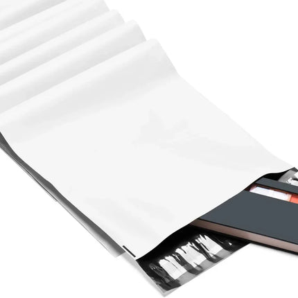 Poly Mailer, Pack,Shipping Bags for Clothing,Strong Adhesive Mailing Envelopes,Heavy Duty Self Seal Plastic Postal Return Package Bags for Books Accessories Business,White