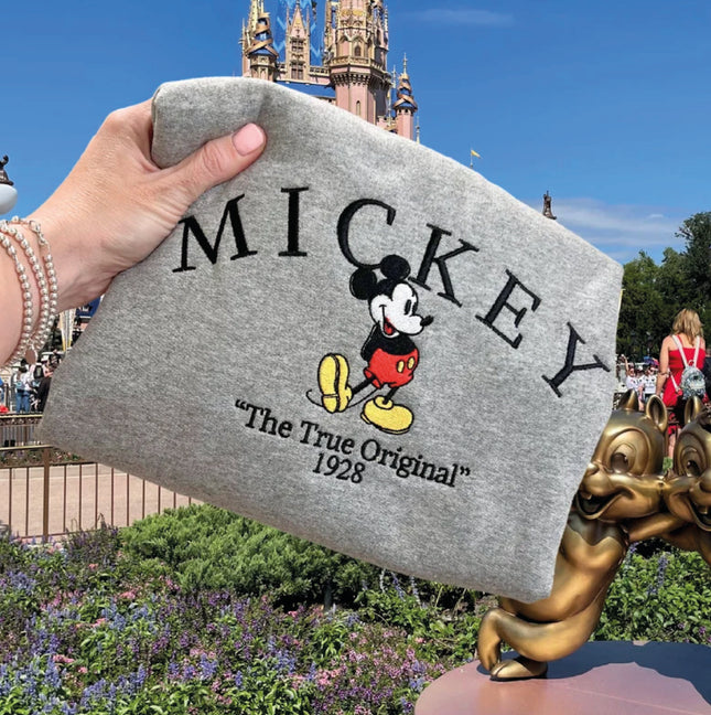 Disneyland Embroidered Sweater, Disneyland Sweatshirt, Disneyland Shirt, Disneyland Sweatshirt Women, Disneyland Mickey, Disneyland Sweater