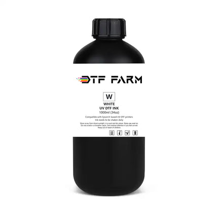 UV DTF Ink Bundle – CMYBk + White + Varnish (Complete Set)