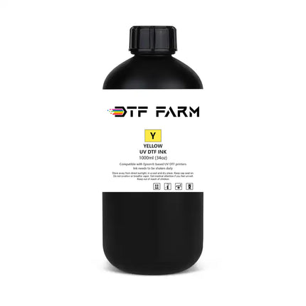 UV DTF Ink Bundle – CMYBk + White + Varnish (Complete Set)